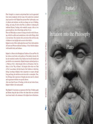cover image of Initiation into the Philosophy of Plato